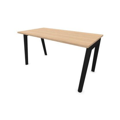 Narbutas Nova Wood Schreibtisch Gestell Esche Schwarz - 1400x700mm - Tischplatte Bernsteineichendekor - 6020652