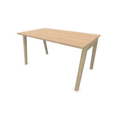Narbutas Nova Wood Schreibtisch Gestell Esche Natur - 1400x800mm - Tischplatte Bernsteineichendekor - 6020661