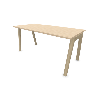 Narbutas Nova Wood Schreibtisch Gestell Esche Natur - 1600x700mm - Tischplatte Eschendekor sandbeige - 6020680