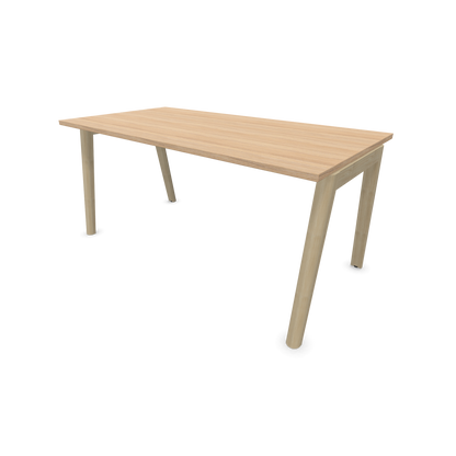 Narbutas Nova Wood Schreibtisch Gestell Esche Natur - 1600x800mm - Tischplatte Bernsteineichendekor - 6020697