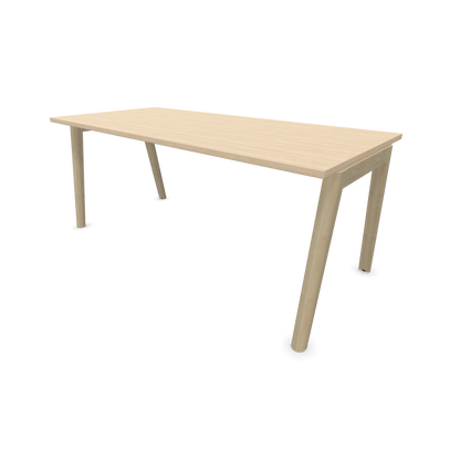 Narbutas Nova Wood Schreibtisch Gestell Esche Natur - 1800x800mm - Tischplatte Eschendekor sandbeige - 6020716