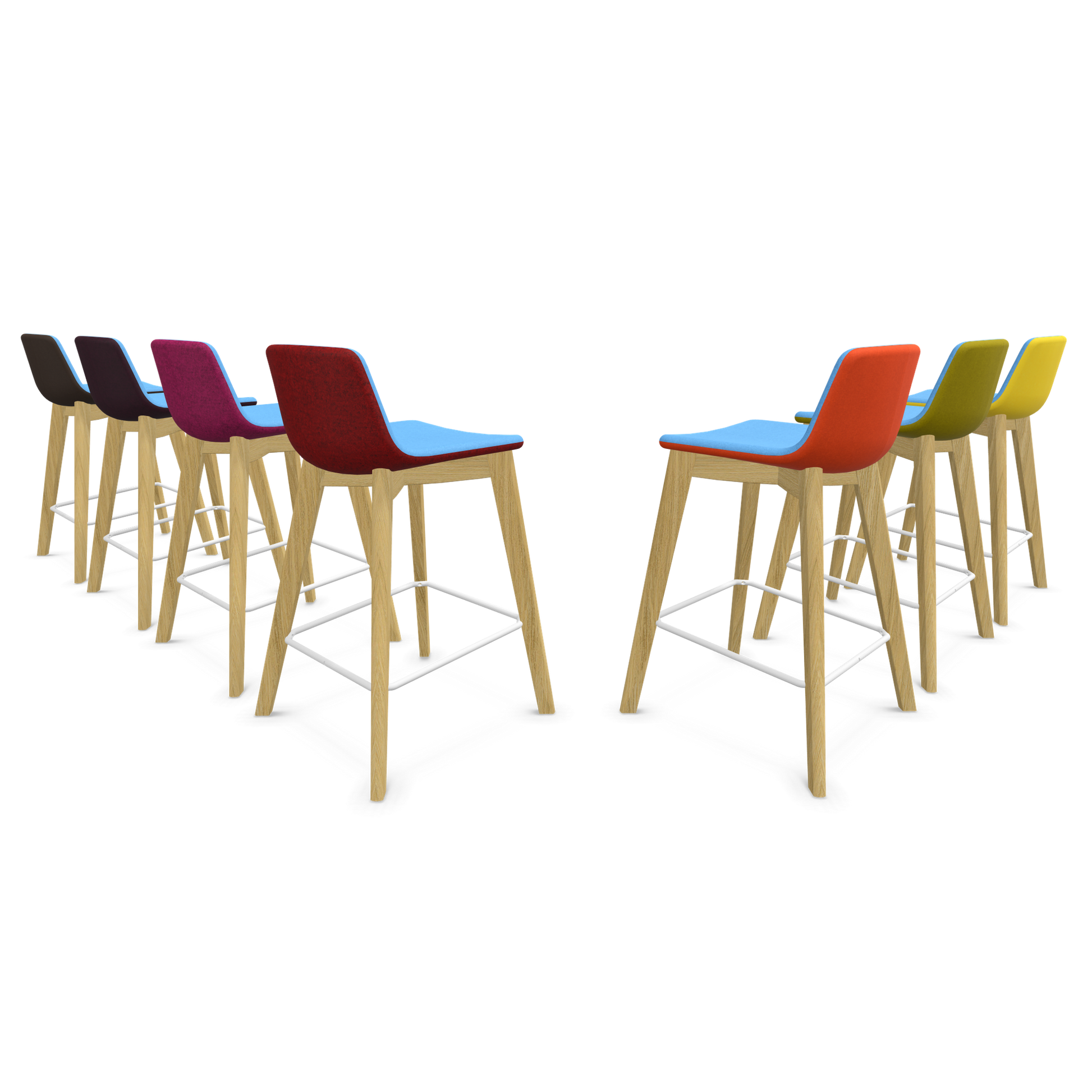 Twist & Sit Barhocker Sitzhöhe 635mm - Esche natur - Verschiedene Varianten - 6020820