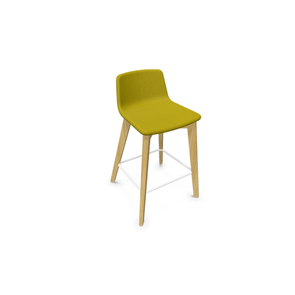 Twist & Sit Barhocker Sitzhöhe 635mm - Esche natur - Stoff Senf - 6021066