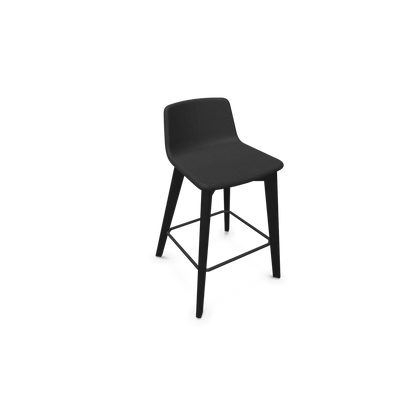 Twist & Sit Barhocker Sitzhöhe 635mm - Esche schwarz - Stoff Schwarz - 6021906