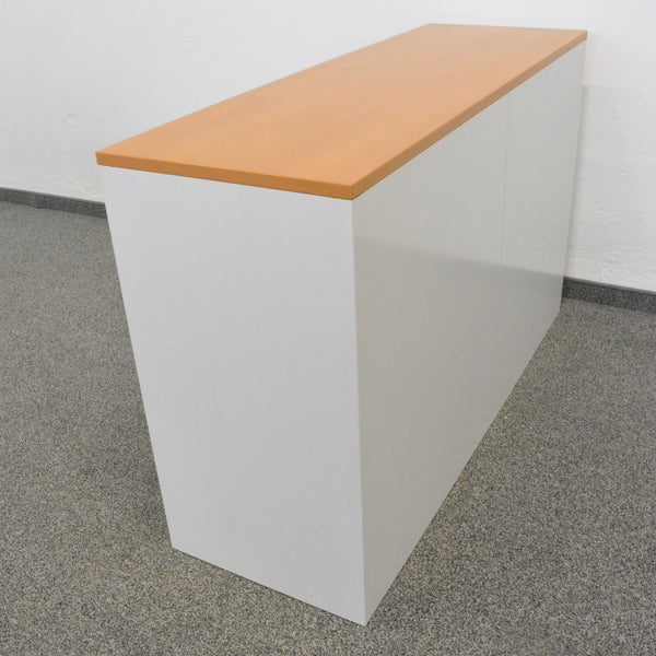 Lista Office Storage Lateralschrank 2-OH - 1200mm - Weiss - 2 Schlüssel