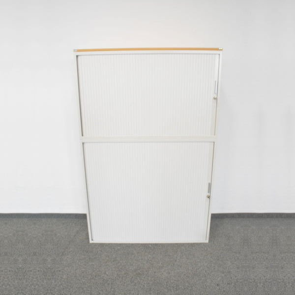 Lista Office Storage Lateralschrank 5-OH - 1200mm - Weiss - mit Schlüssel