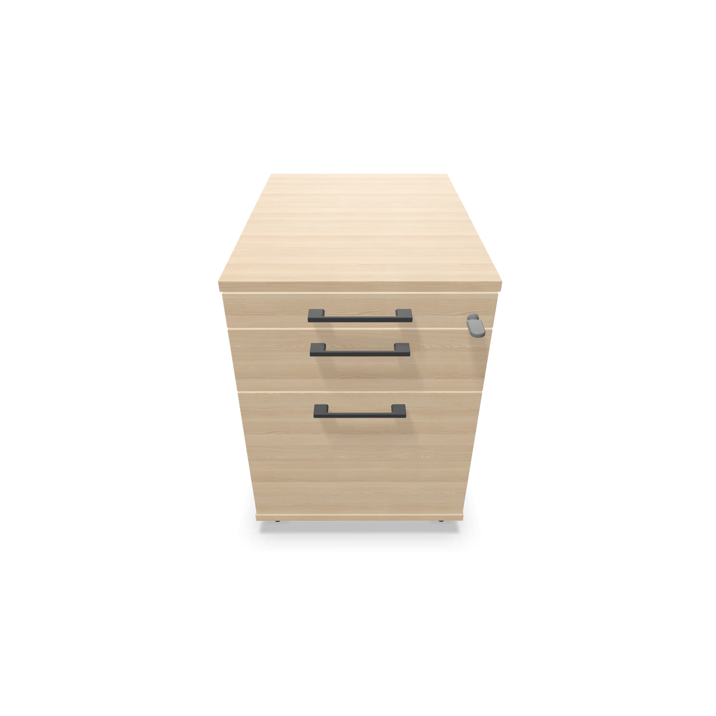 Narbutas Optima Roll-Korpus mit Hängeregister Eschendekor mit Griffen Dunkelgrau