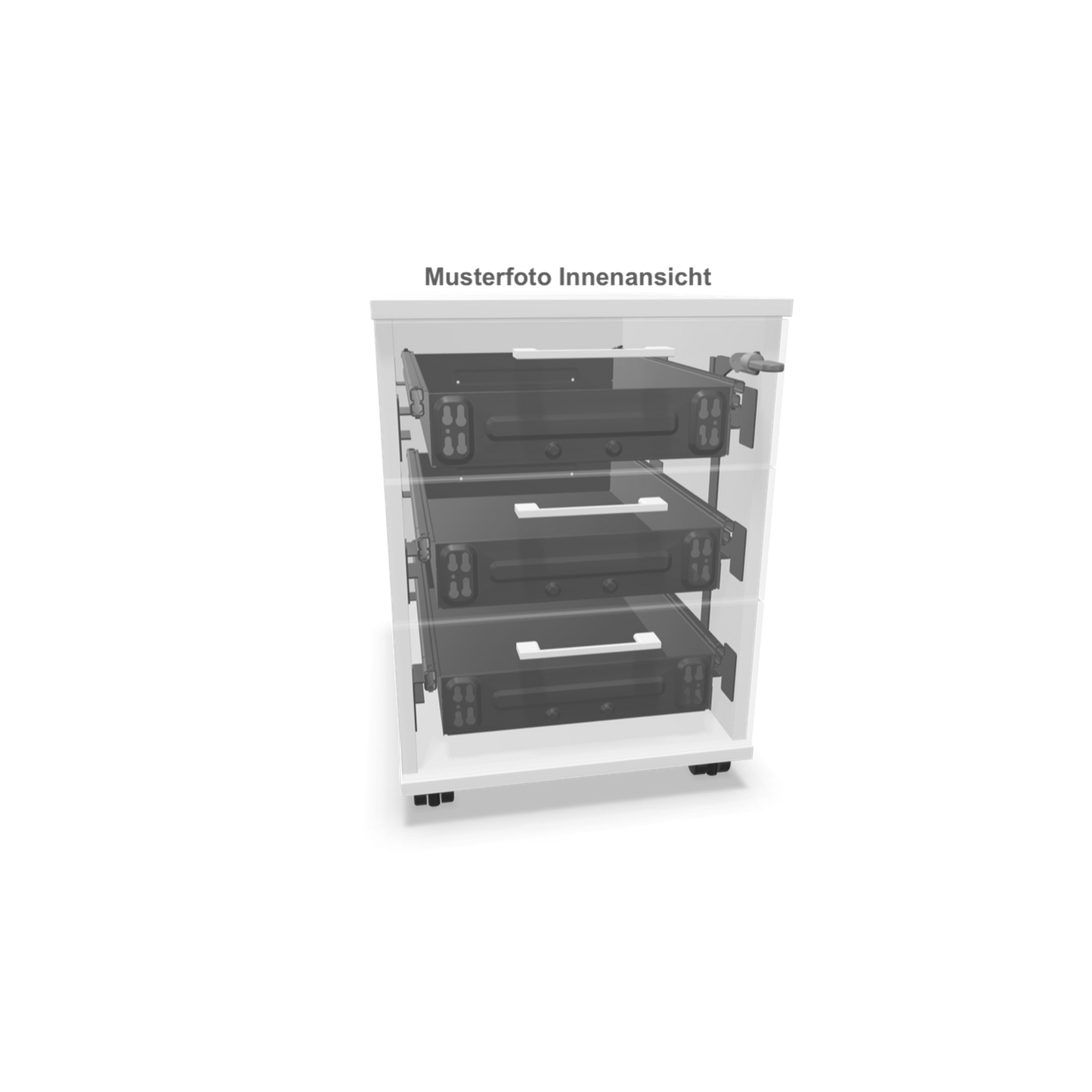 Narbutas Optima Roll-Korpus mit dem Top 1000 Schubladen system mit Soft-Closing