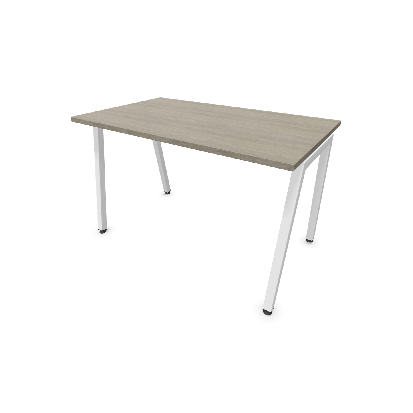 Narbutas Nova A Schreibtisch 1200x700mm - Gestell Weiss  - Holzdekor grau - 6023718