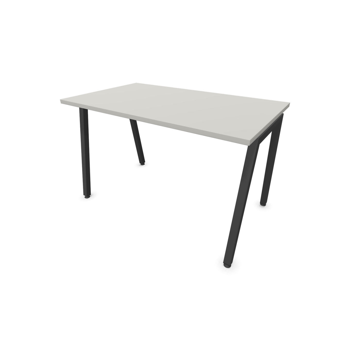 Narbutas Nova A Schreibtisch 1200x700mm -  Gestell Dunkelgrau  - Perlgrau - 6023740