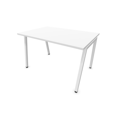 Narbutas Nova A Schreibtisch 1200x800mm - Gestell Weiss  - Weiss - 6023761