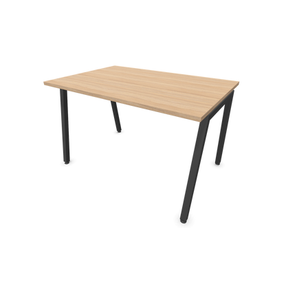 Narbutas Nova A Schreibtisch 1200x800mm -  Gestell Dunkelgrau  - Bernsteineichendekor - 6023775