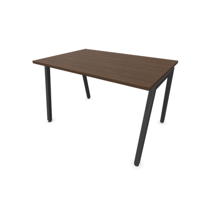 Narbutas Nova A Schreibtisch 1200x800mm -  Gestell Dunkelgrau  - Nussbaumdekor dunkel - 6023777