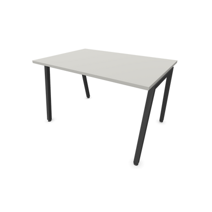 Narbutas Nova A Schreibtisch 1200x800mm -  Gestell Dunkelgrau  - Perlgrau - 6023782