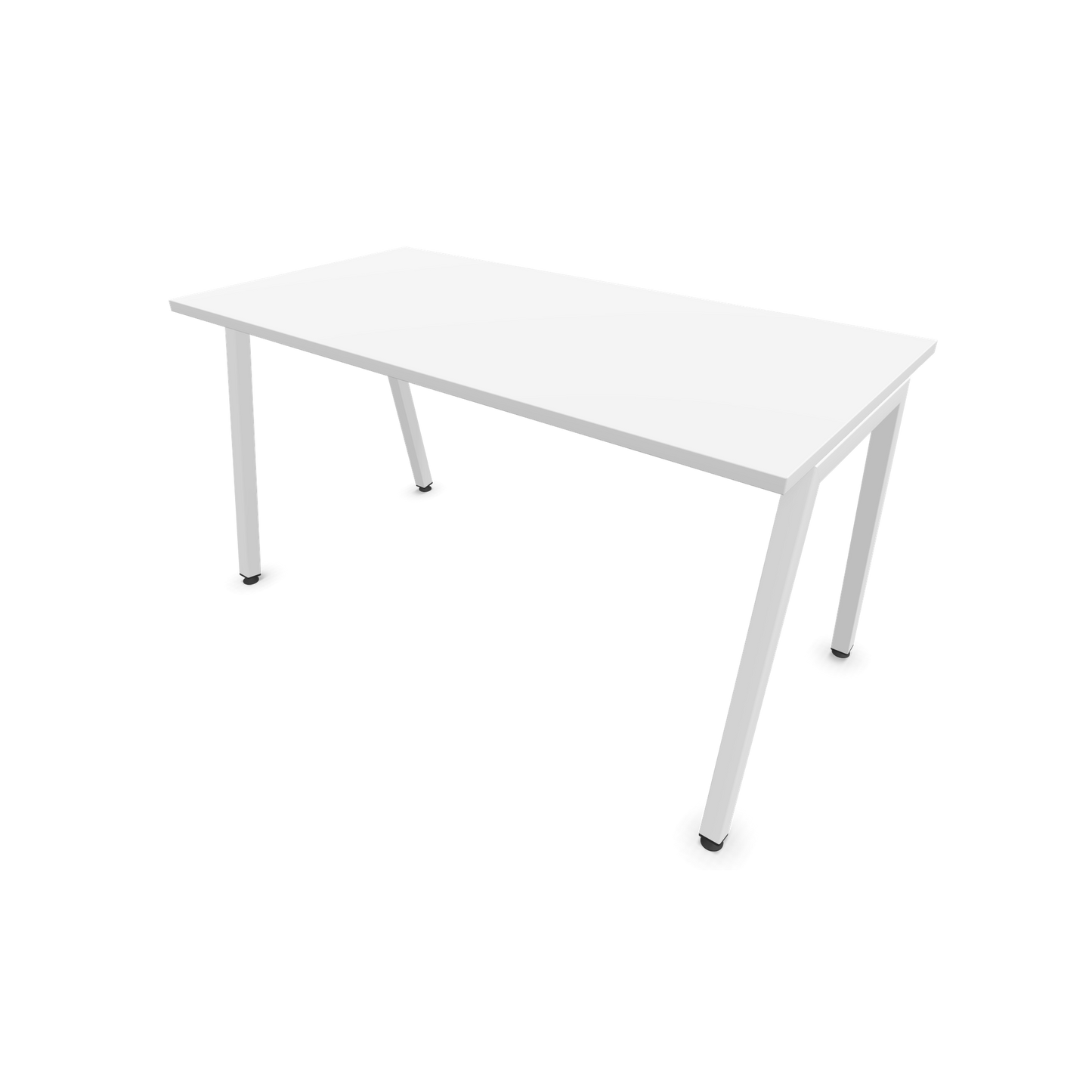 Narbutas Nova A Schreibtisch 1400x700mm - Gestell Weiss  - Weiss - 6023797