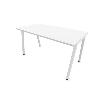 Narbutas Nova A Schreibtisch 1400x700mm - Gestell Weiss  - Weiss - 6023797