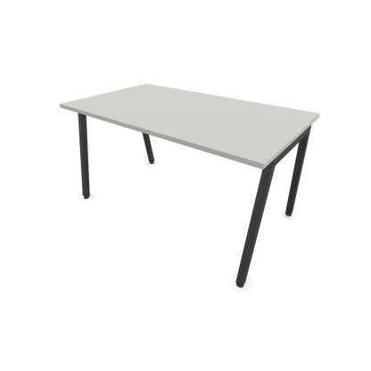 Narbutas Nova A Schreibtisch 1400x800mm -  Gestell Dunkelgrau  - Perlgrau - 6023856