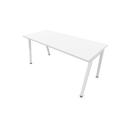 Narbutas Nova A Schreibtisch 1600x700mm - Gestell Weiss  - Weiss - 6023872