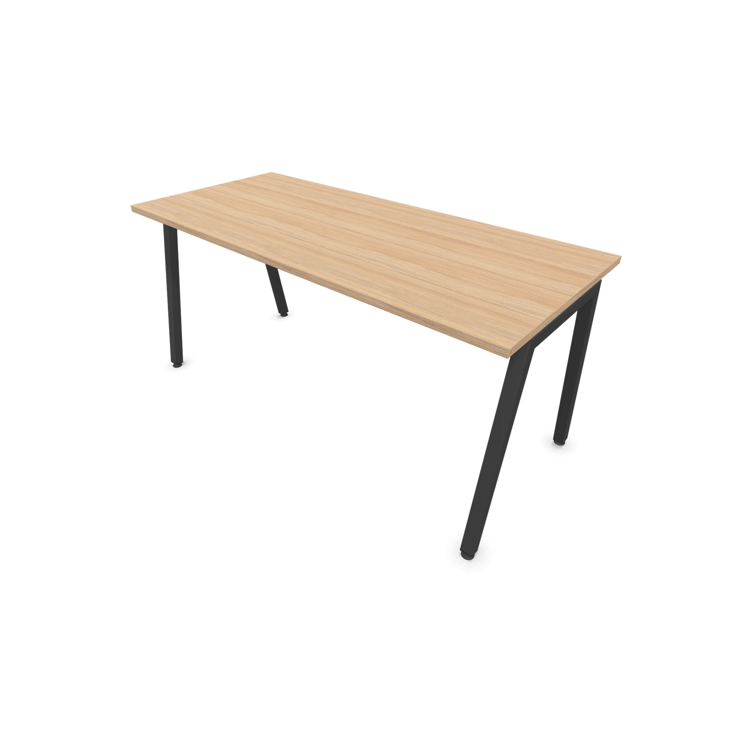 Narbutas Nova A Schreibtisch 1600x700mm -  Gestell Dunkelgrau  - Bernsteineichendekor - 6023888