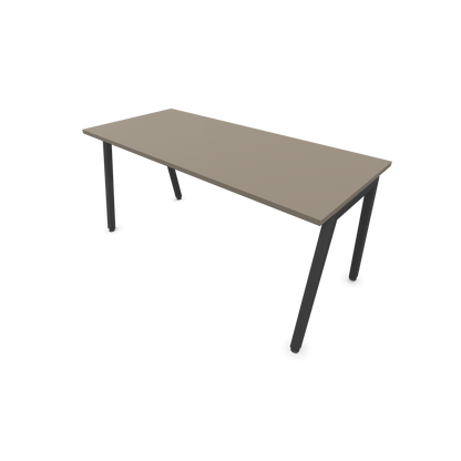 Narbutas Nova A Schreibtisch 1600x700mm -  Gestell Dunkelgrau  - Cubanitgrau - 6023894