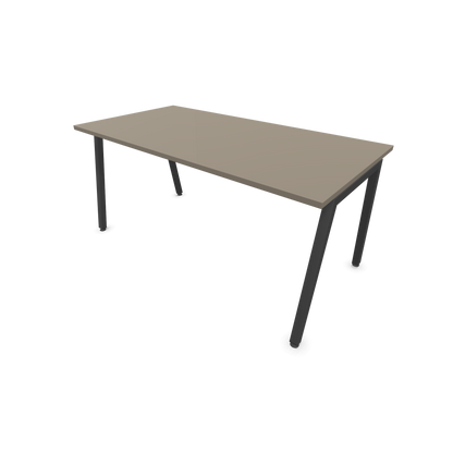 Narbutas Nova A Schreibtisch 1600x800mm -  Gestell Dunkelgrau  - Cubanitgrau - 6023930