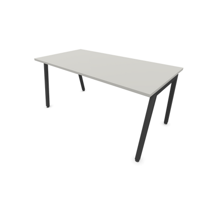 Narbutas Nova A Schreibtisch 1600x800mm -  Gestell Dunkelgrau  - Perlgrau - 6023931