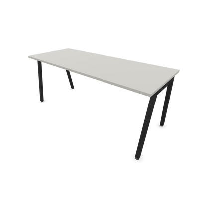 Narbutas Nova A Schreibtisch 1800x700mm - Gestell Schwarz  - Perlgrau - 6023940