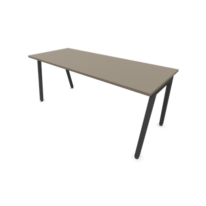 Narbutas Nova A Schreibtisch 1800x700mm -  Gestell Dunkelgrau  - Cubanitgrau - 6023966
