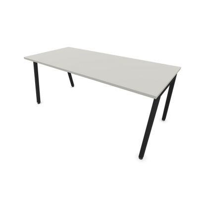 Narbutas Nova A Schreibtisch 1800x800mm - Gestell Schwarz  - Perlgrau - 6023976