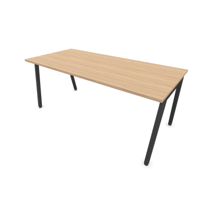 Narbutas Nova A Schreibtisch 1800x800mm -  Gestell Dunkelgrau  - Bernsteineichendekor - 6023996