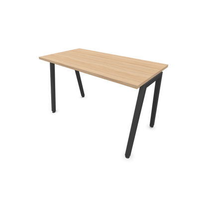 Narbutas Nova A Schreibtisch 1200x600mm -  Gestell Dunkelgrau  - Bernsteineichendekor - 6024033