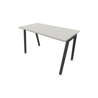 Narbutas Nova A Schreibtisch 1200x600mm -  Gestell Dunkelgrau  - Perlgrau - 6024040