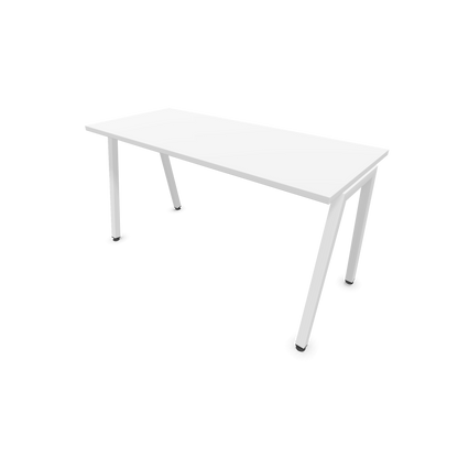 Narbutas Nova A Schreibtisch 1400x600mm - Gestell Weiss  - Weiss - 6024055