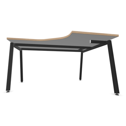 Narbutas Nova A Eckschreibtisch Gestell Schwarz