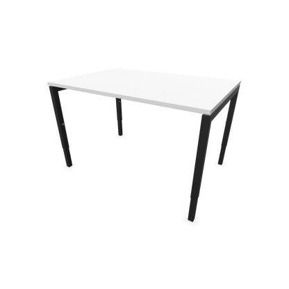 Narbutas Nova H Schreibtisch Gestell schwarz - Tischplatte Weiss - 1200x800mm - 6024298