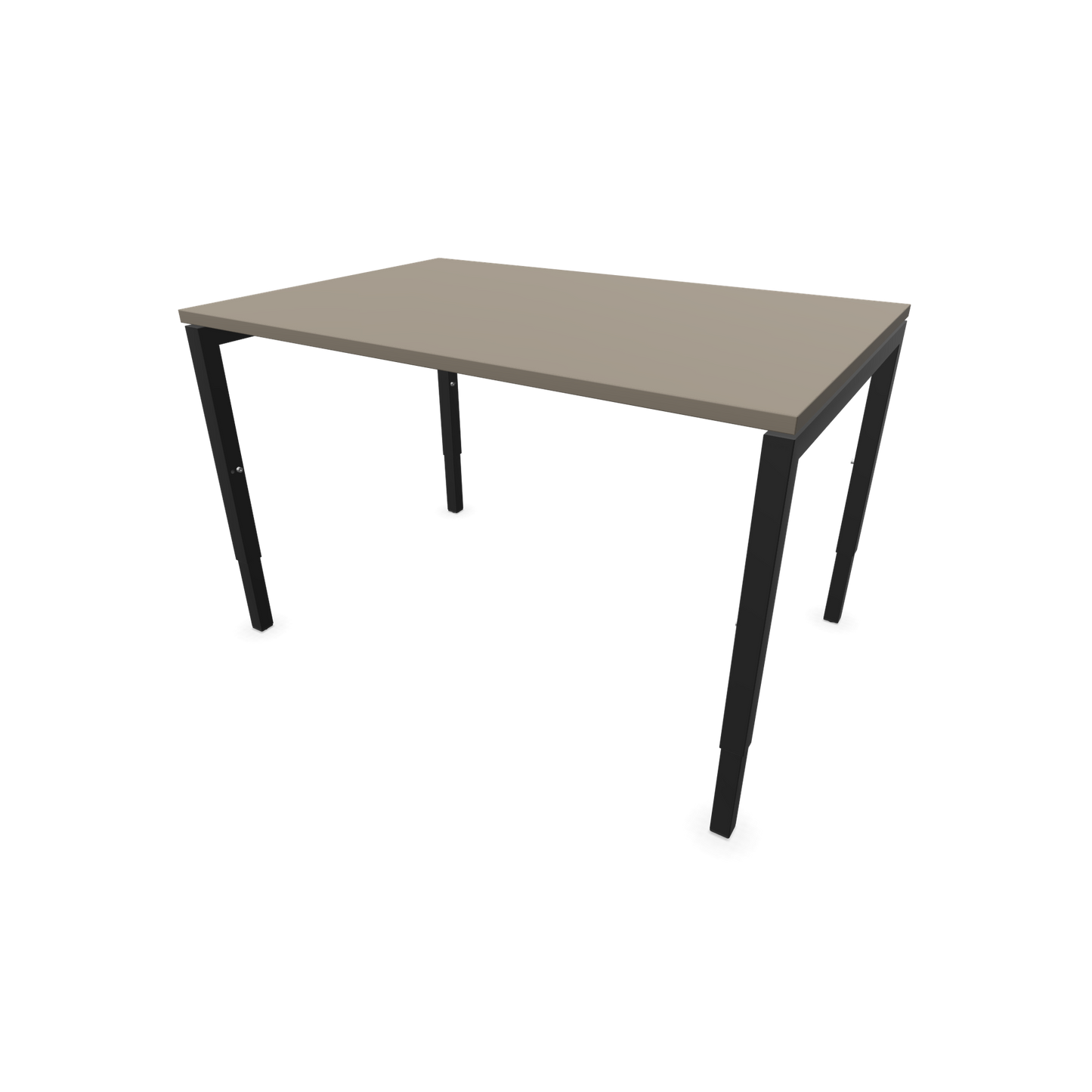 Narbutas Nova H Schreibtisch Gestell schwarz - Tischplatte Cubanitgrau - 1200x800mm - 6024300