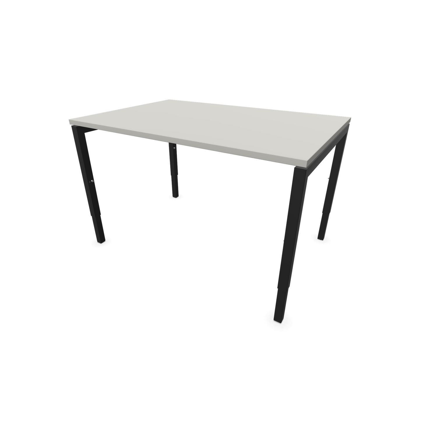 Narbutas Nova H Schreibtisch Gestell schwarz - Tischplatte Perlgrau - 1200x800mm - 6024301