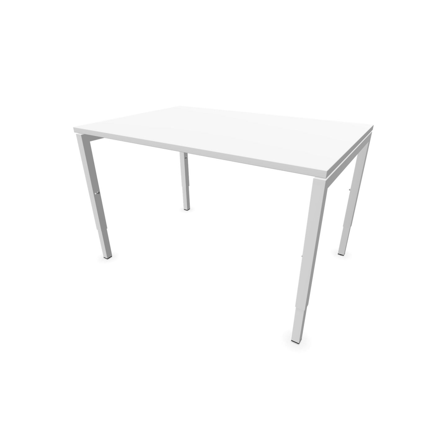 Narbutas Nova H Schreibtisch Gestell weiss - Tischplatte Weiss - 1200x800mm - 6024307