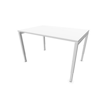 Narbutas Nova H Schreibtisch Gestell weiss - Tischplatte Weiss - 1200x800mm - 6024307