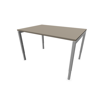 Narbutas Nova H Schreibtisch Gestell silbergrau - Tischplatte Cubanitgrau - 1200x800mm - 6024318