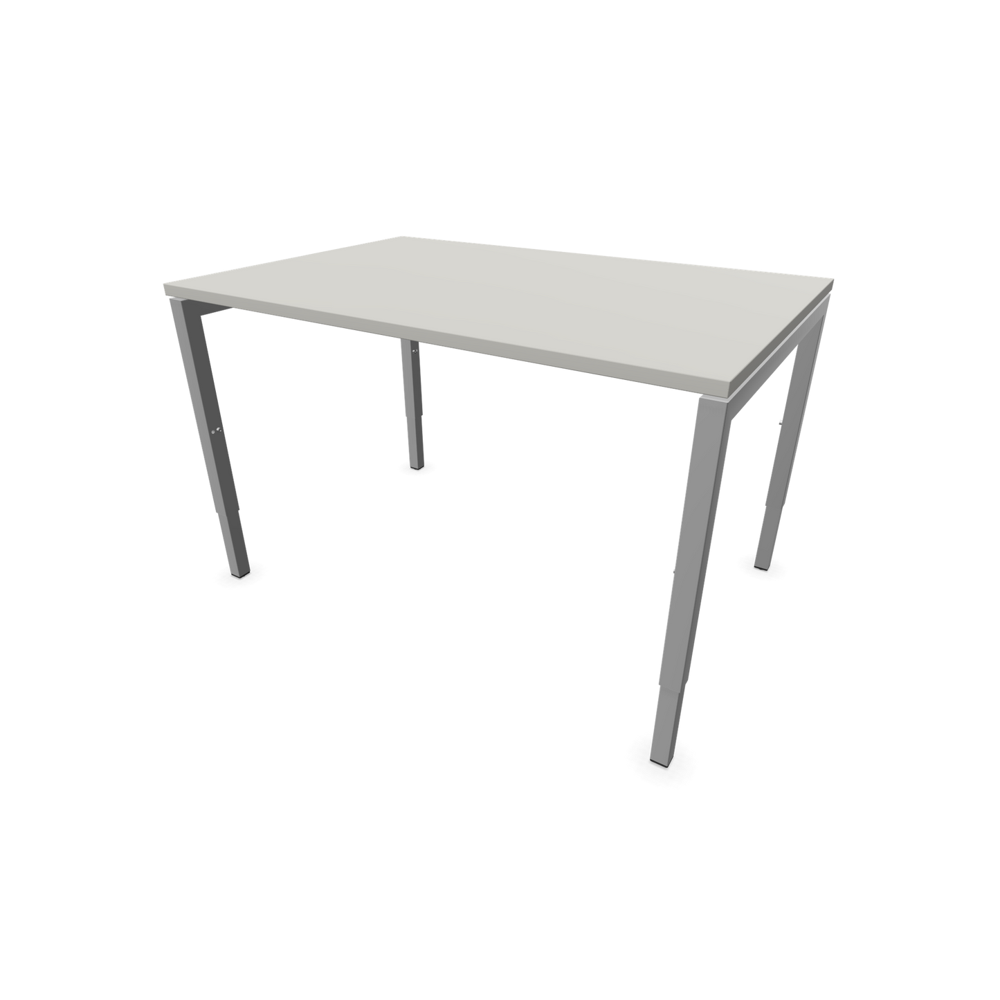 Narbutas Nova H Schreibtisch Gestell silbergrau - Tischplatte Perlgrau - 1200x800mm - 6024319