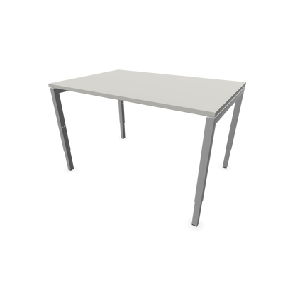 Narbutas Nova H Schreibtisch Gestell silbergrau - Tischplatte Perlgrau - 1200x800mm - 6024319