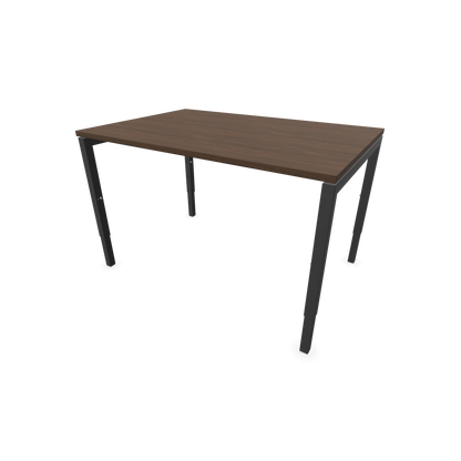 Narbutas Nova H Schreibtisch Gestell Dunkelgrau - Tischplatte Walnussdekor Dunkel - 1200x800mm - 6024323