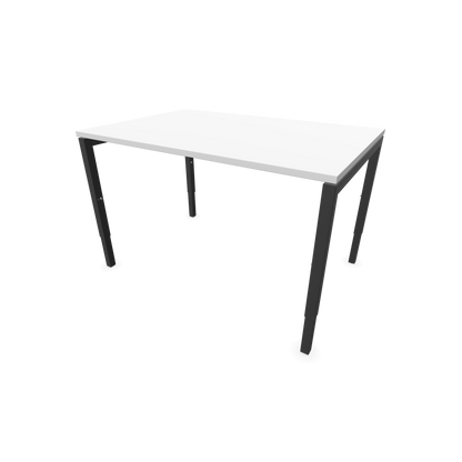 Narbutas Nova H Schreibtisch Gestell Dunkelgrau - Tischplatte Weiss - 1200x800mm - 6024325