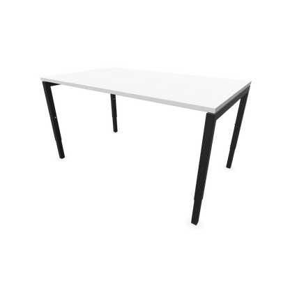 Narbutas Nova H Schreibtisch Gestell schwarz - Tischplatte Weiss - 1400x800mm - 6024334