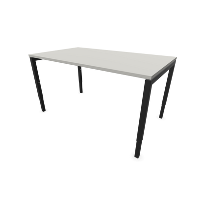 Narbutas Nova H Schreibtisch Gestell schwarz - Tischplatte Perlgrau - 1400x800mm - 6024337