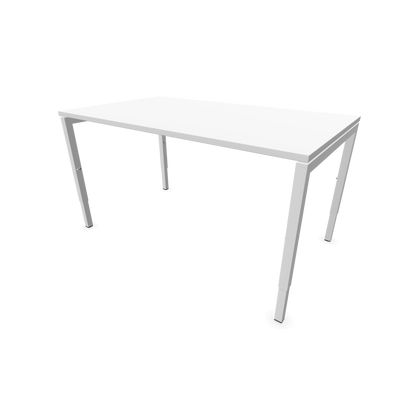 Narbutas Nova H Schreibtisch Gestell weiss - Tischplatte Weiss - 1400x800mm - 6024343