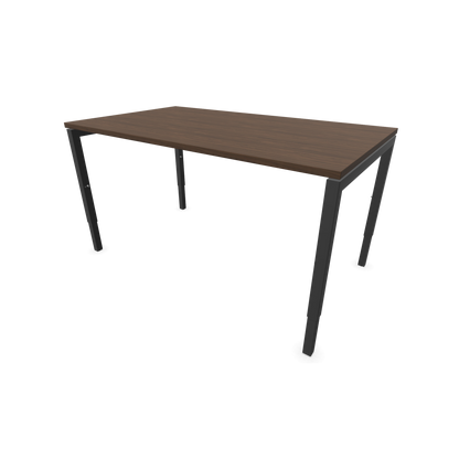 Narbutas Nova H Schreibtisch Gestell Dunkelgrau - Tischplatte Walnussdekor Dunkel - 1400x800mm - 6024359