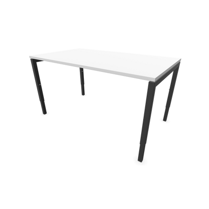 Narbutas Nova H Schreibtisch Gestell Dunkelgrau - Tischplatte Weiss - 1400x800mm - 6024361