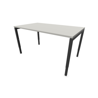Narbutas Nova H Schreibtisch Gestell Dunkelgrau - Tischplatte Perlgrau - 1400x800mm - 6024364